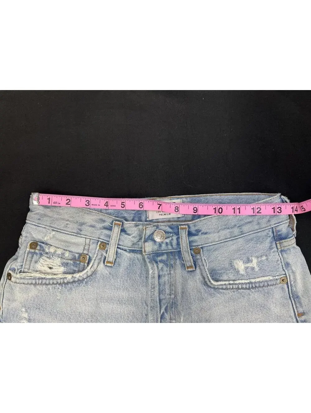 AGOLDE Denim Shorts Women's size 24 - Picture 6 of 8